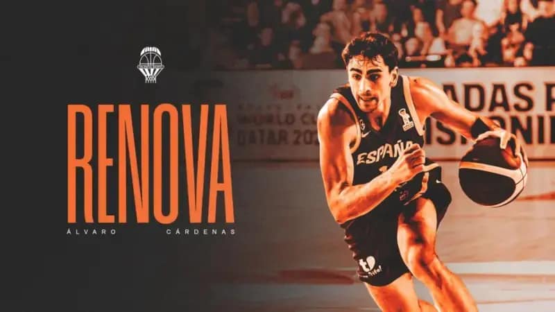 Álvaro Cárdenas renueva contrato con Valencia Basket Alvaro Cardenas