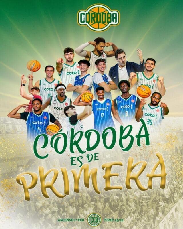 El Coto Córdoba asegura ascenso a la Primera FEB Coto Cordoba scaled