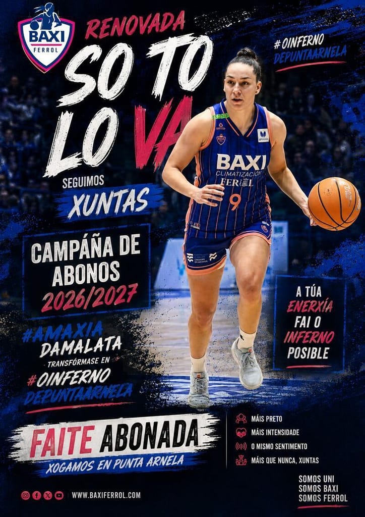 Šotolová renueva por otra temporada con Baxi Ferrol 20260521 120119