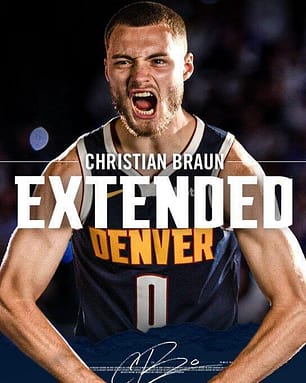 Nuggets aseguran a Christian Braun con contrato millonario a largo plazo Christian Braun