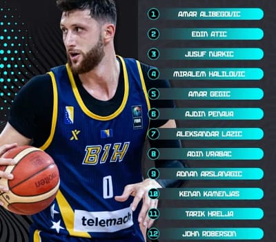 Bosnia y Herzegovina revela su roster final para el EuroBasket BIH
