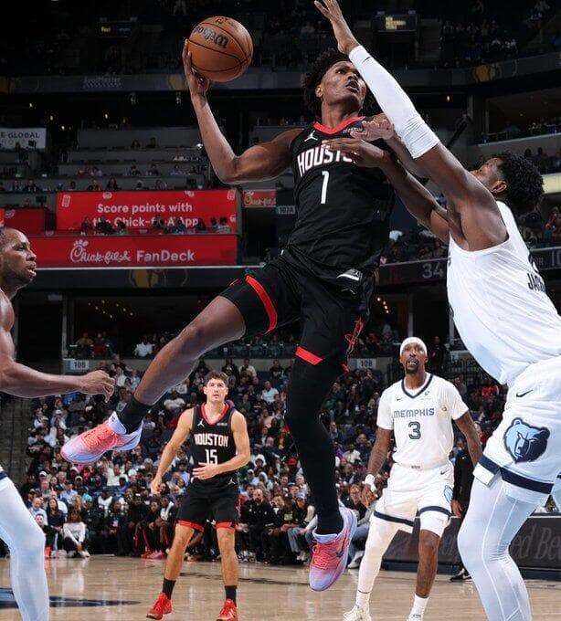 Thompson lidera a Rockets con 28 puntos y derrota a Grizzlies Amen Thompson