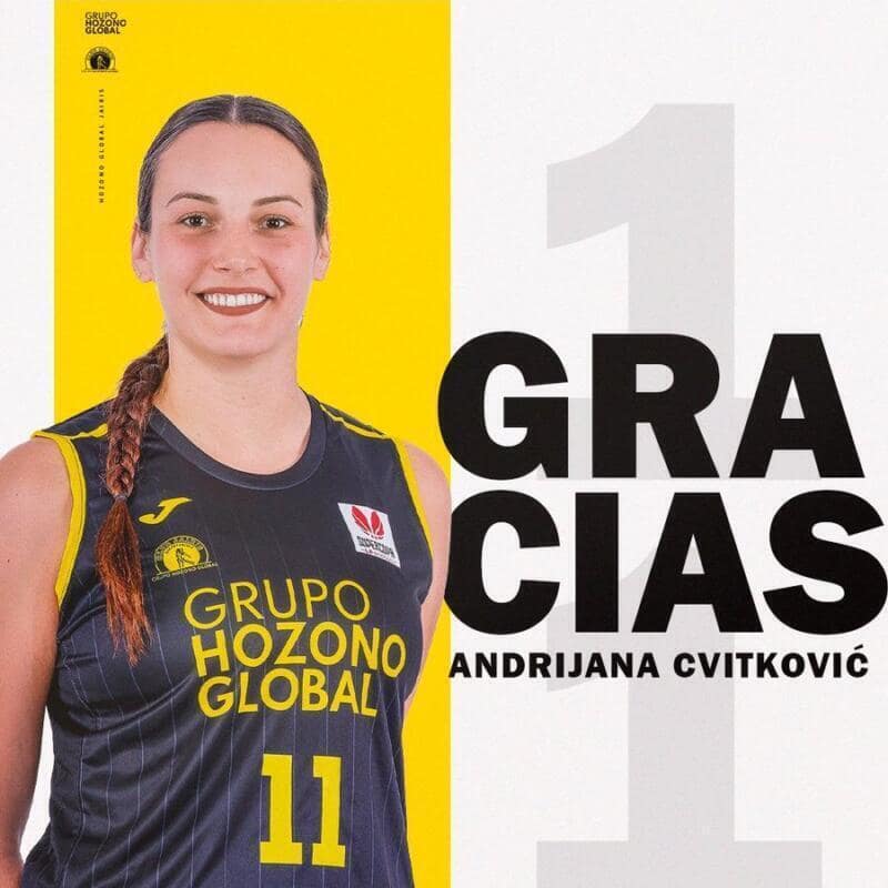 Andrijana Cvitkovic deja el Hozono Jairis y se une a nuevo equipo Andrijana Cvitkovic