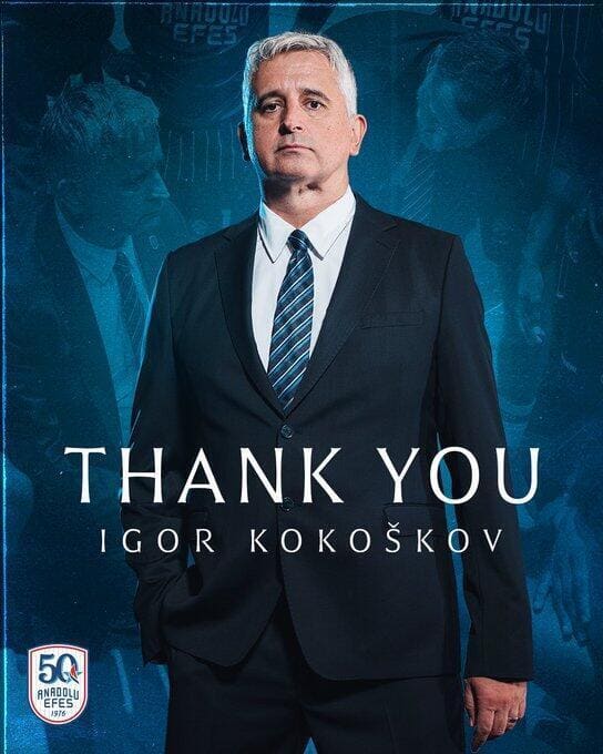 Anadolu Efes e Igor Kokoskov separan caminos oficialmente Igor Kokoskov
