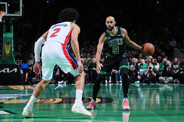 Derrick White establece récord de triples en los Celtics Derrick White