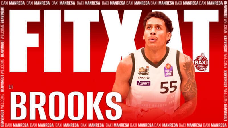 BAXI Manresa refuerza su plantilla con Eli Brooks Eli Brooks