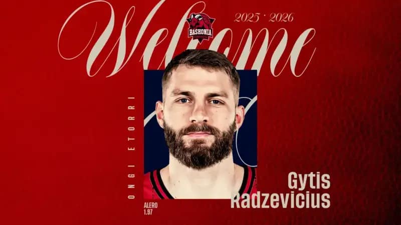 Gytis Radzevicius se incorpora al Kosner Baskonia Gytis Radzevicius