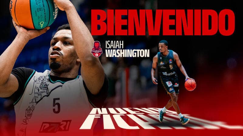 Isaiah Washington se une a la dirección de Casademont Zaragoza Isaiah Washington