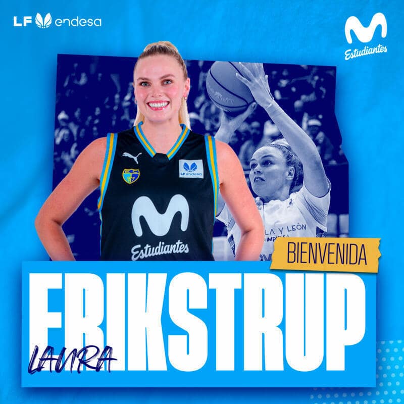 Laura Erikstrup se une a Women in Black de Movistar Estudiantes Laura Erikstrup