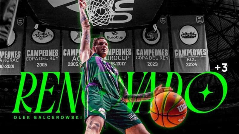 Balcerowski renueva con Unicaja Olek Balcerowski