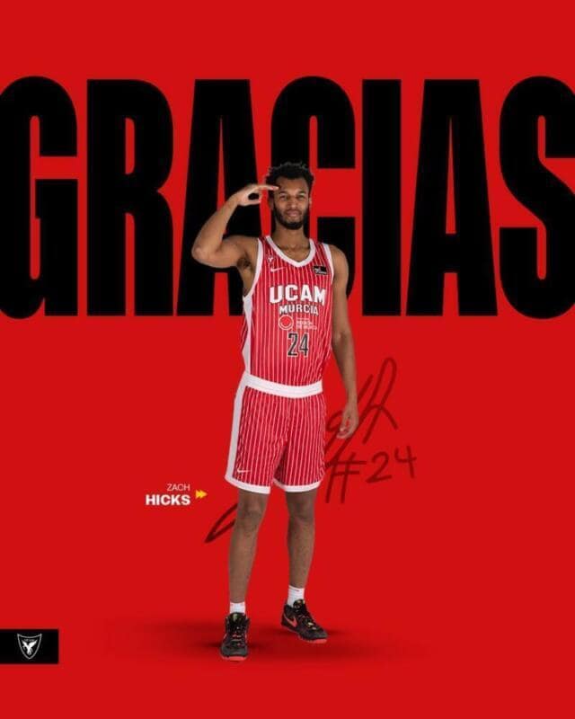 Zach Hicks concluye su etapa en UCAM Murcia CB Zach Hicks scaled