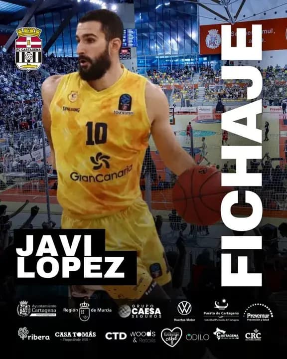 Javi López Santana se une como nuevo base del Caesa Cartagena Javi Lopez Santana