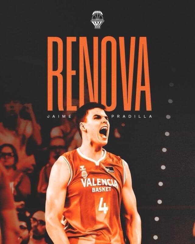 Valencia Basket renueva contrato de Jaime Pradilla hasta 2028 Jaime Pradilla 2028 scaled